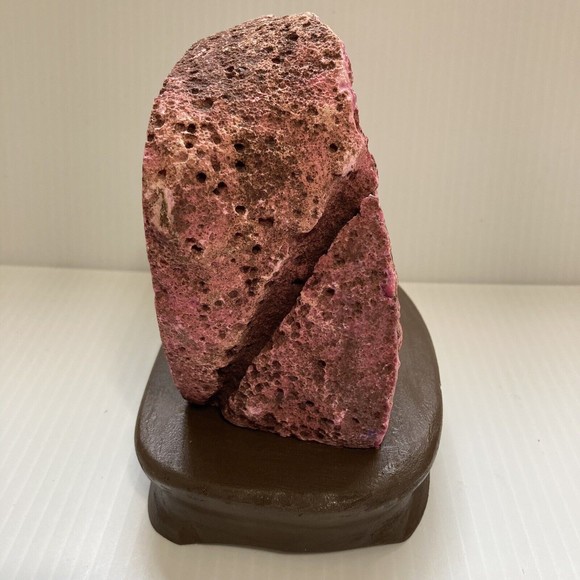 Polished Pink Lavender Natural Agate Geode from Brazil 4.5"  x 5"  x 3" … - Picture 8 of 17